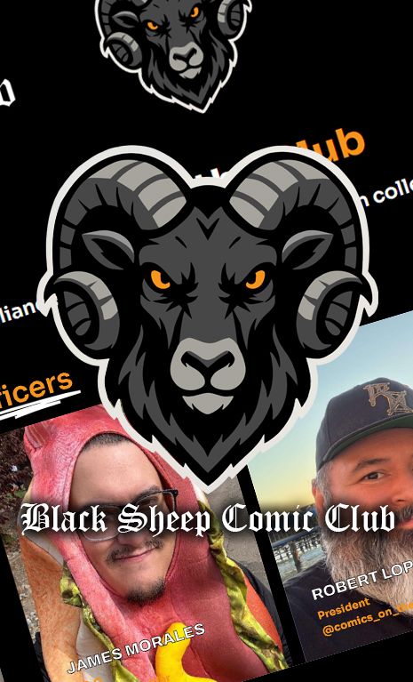 Black Sheep Comic Club Website Member Page